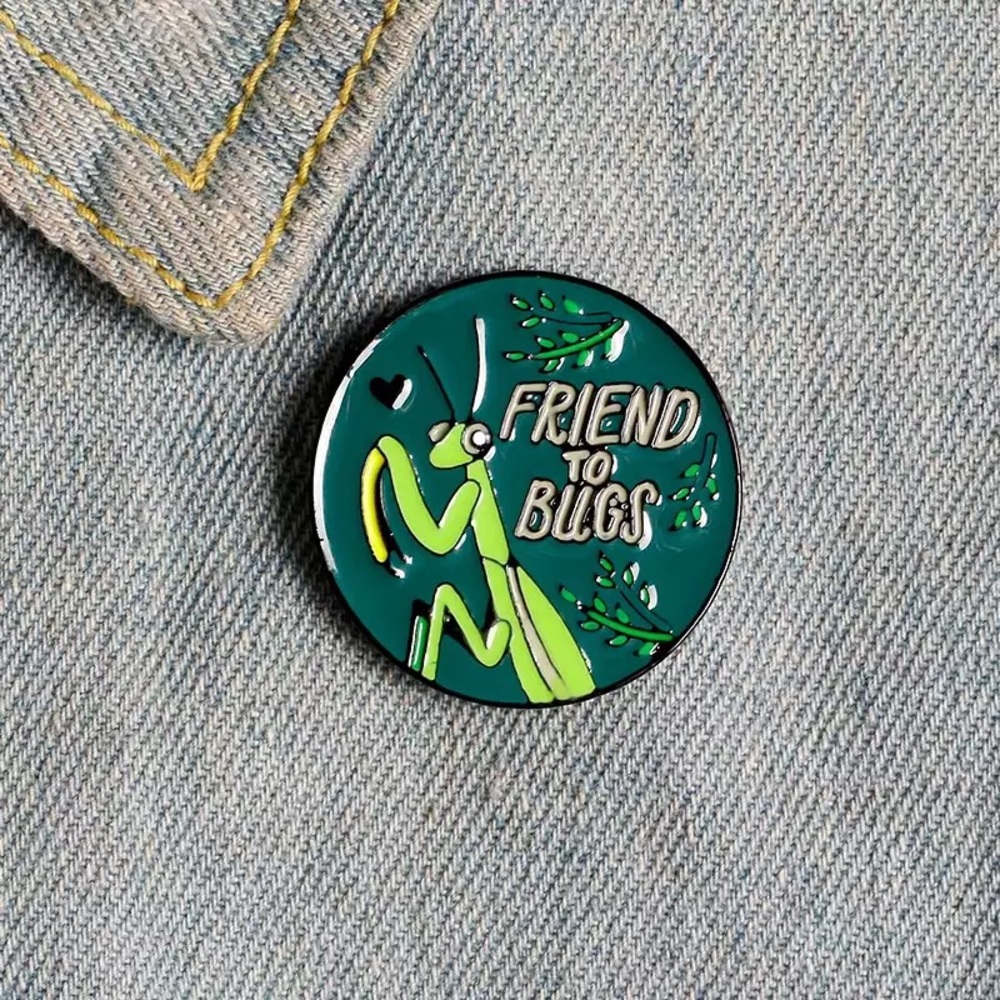Bug enamel pin
